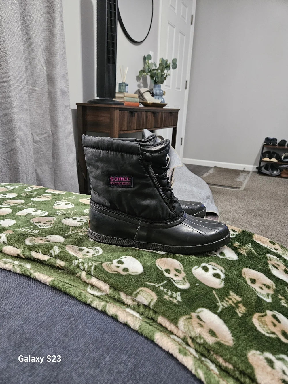 Sorel Winter Boots Women's 8 Black Waterproof Insulated Snow Boots Made in Canad
